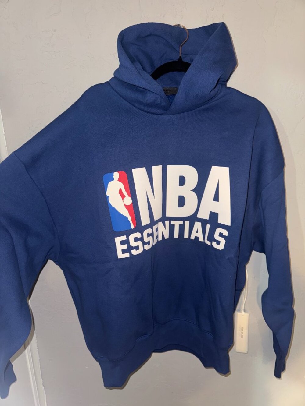 NWT Unisex Fear of God x NBA Navy Sport Hoodie - size M